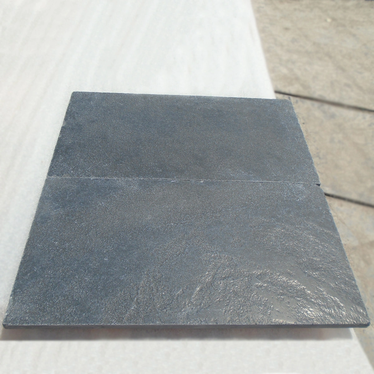 Kadapa Black — honed brushed tumbled