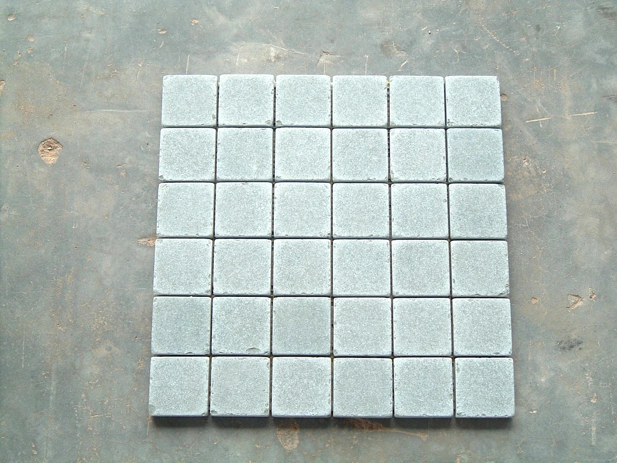 Tandur Blue — honed mosaic