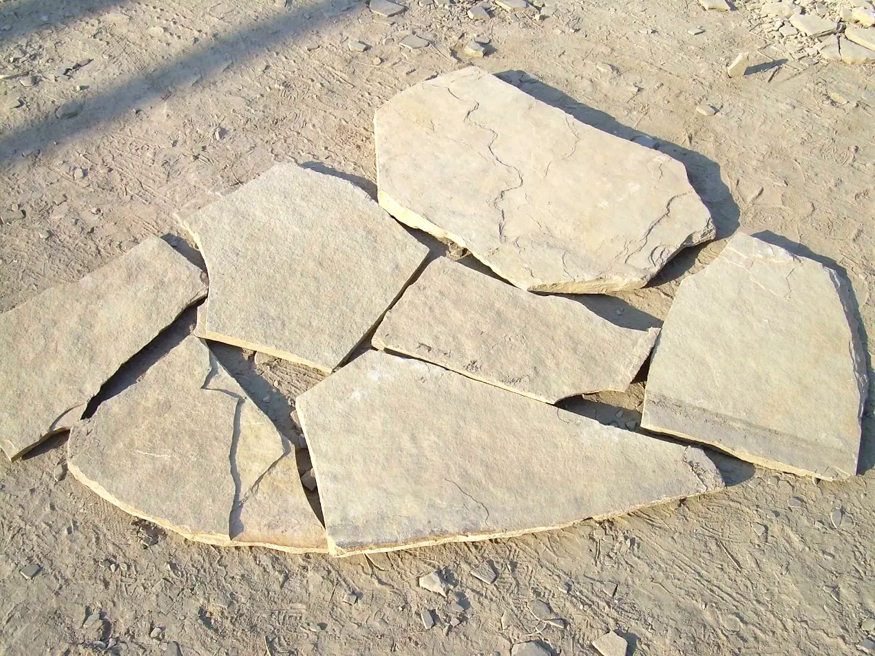 Tandur Yellow — crazy paving