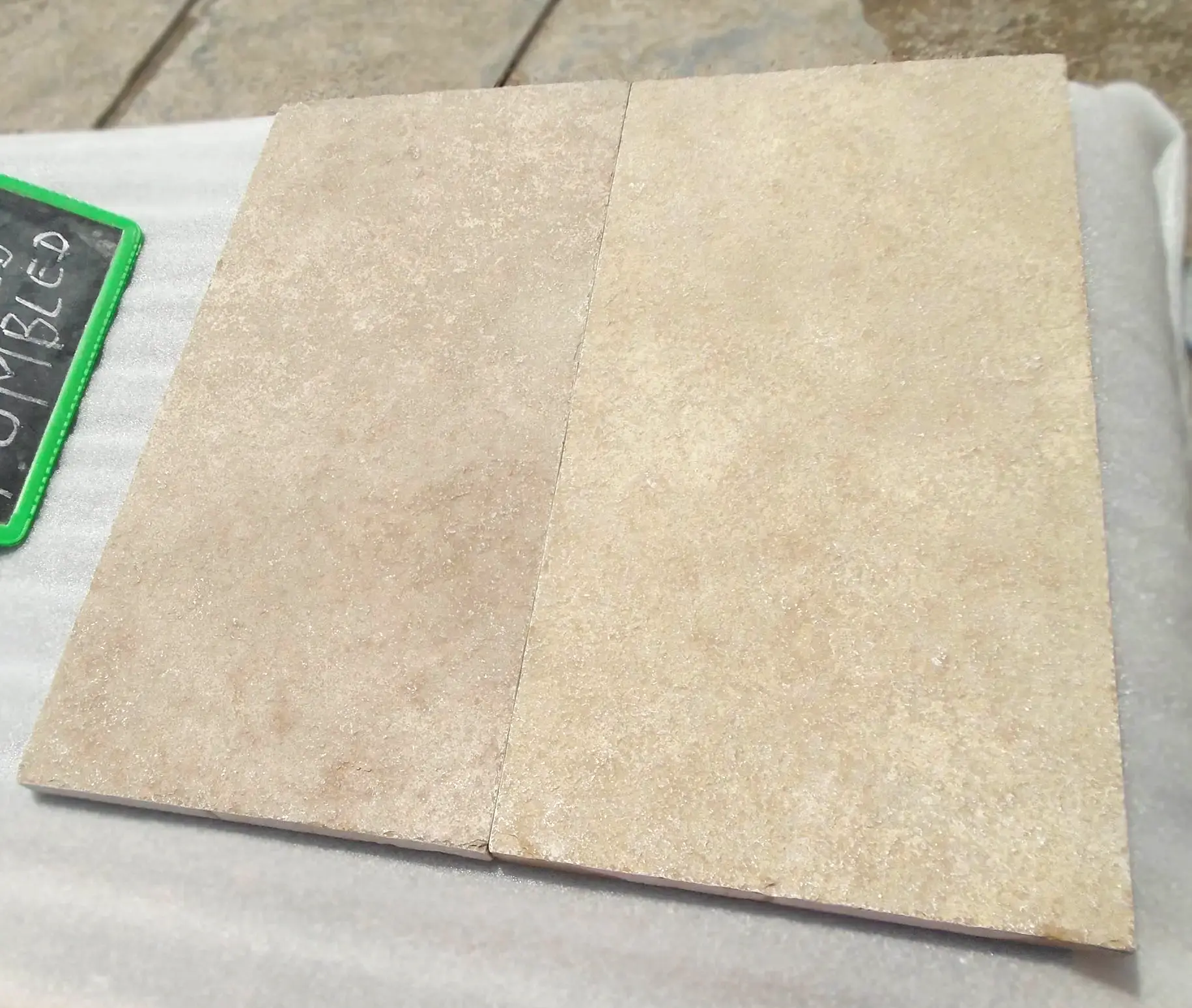 Tandur Yellow — natural light brushed tumbled
