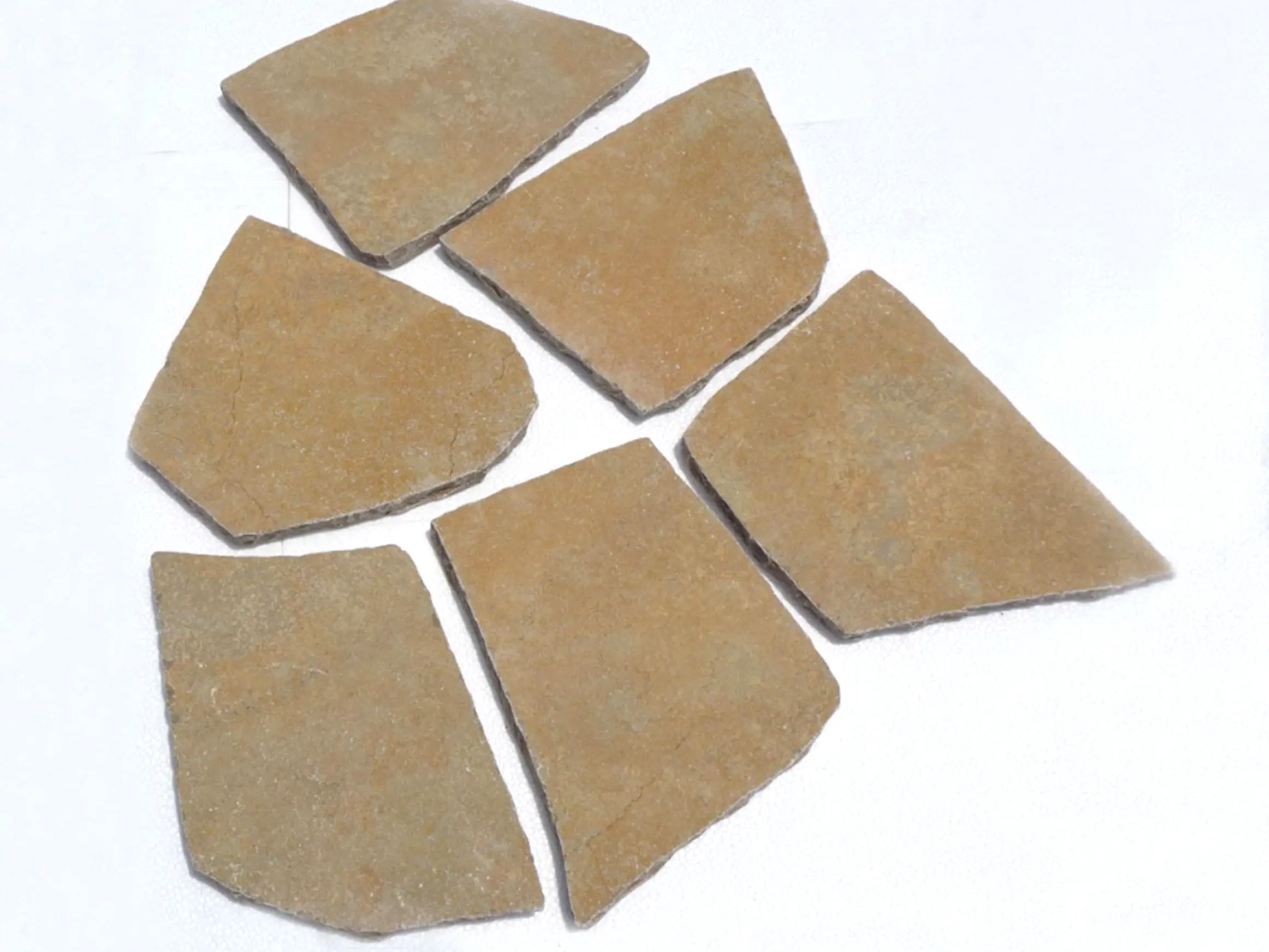 Tandur Yellow — tumbled crazy paving